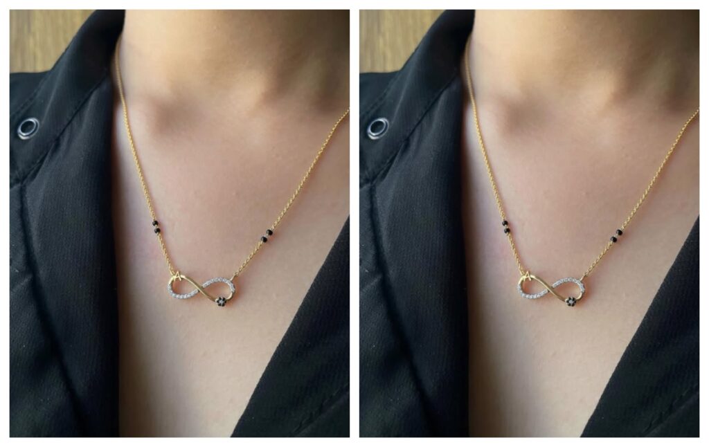 Infinity Mangalsutra design