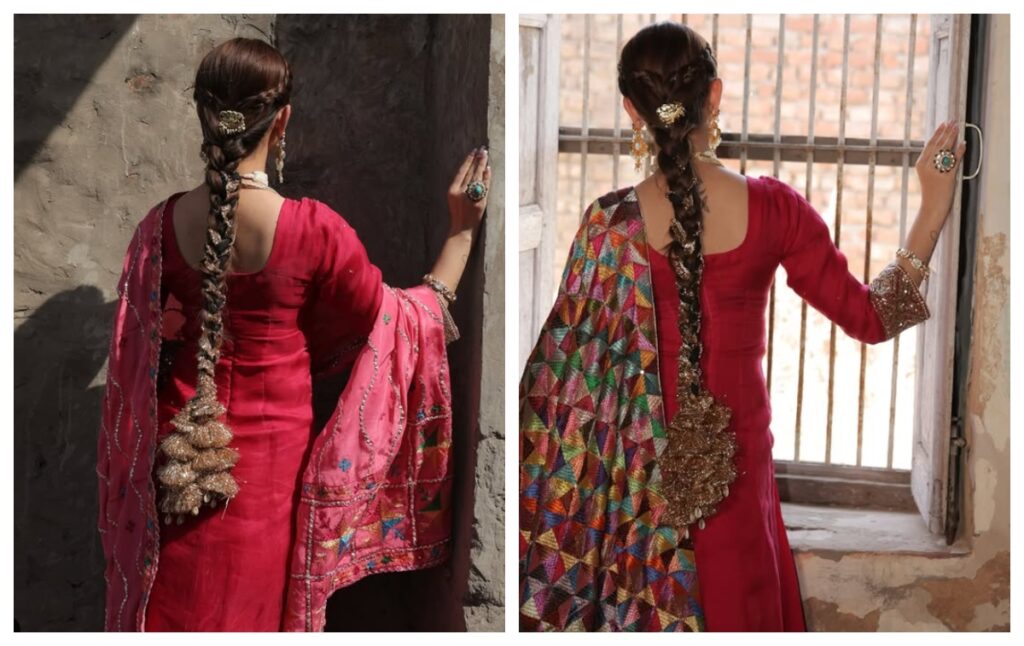 Phulkari Paranda suit