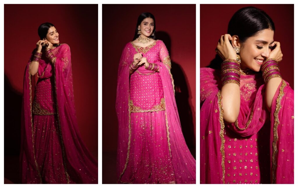 Party wear sharara suit