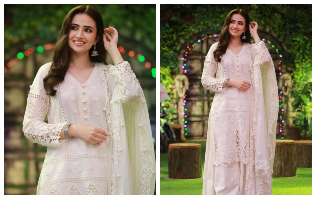 Crochet sleeve suit