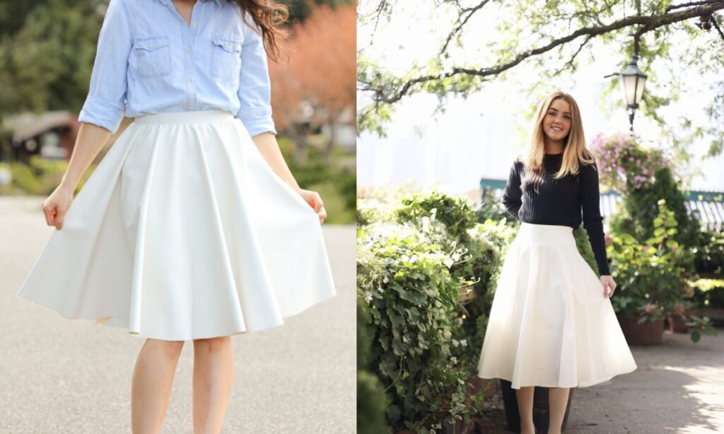 Circle skirt pattern