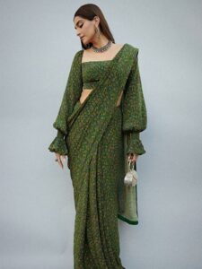 blouse stitched look fancy sleeve designs