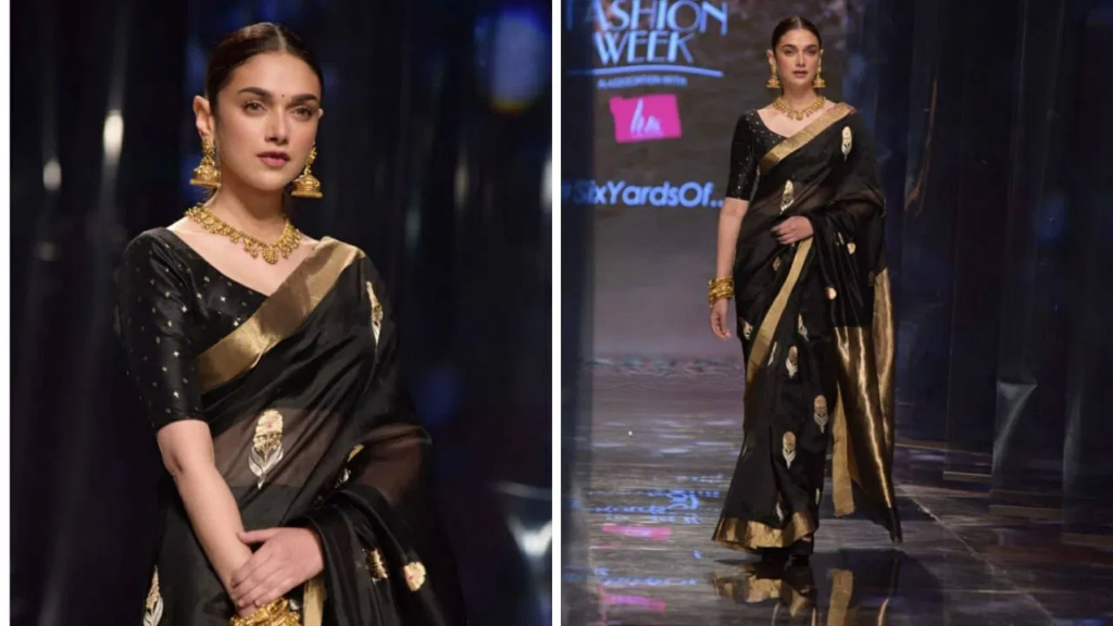 Aditi Rao Hydari in silk saree