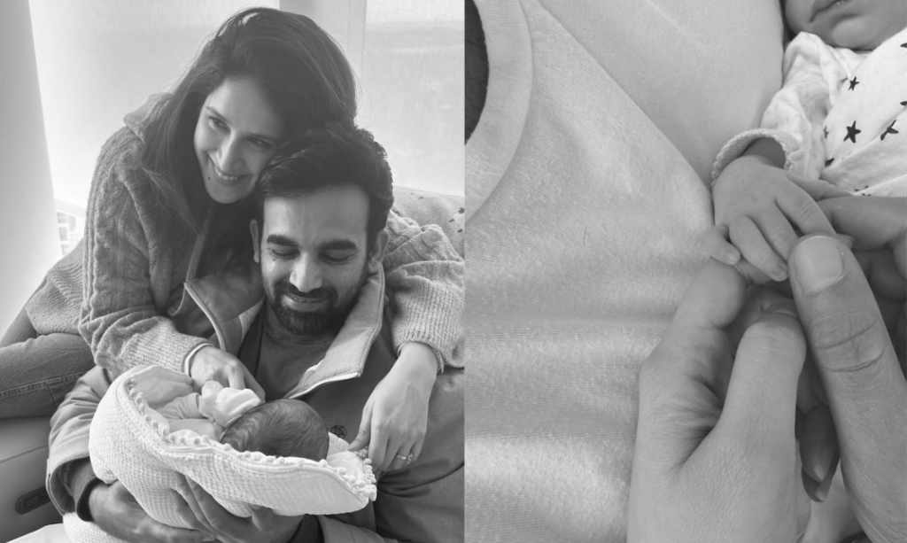 Sagarika Ghatge with Zaheer Khan