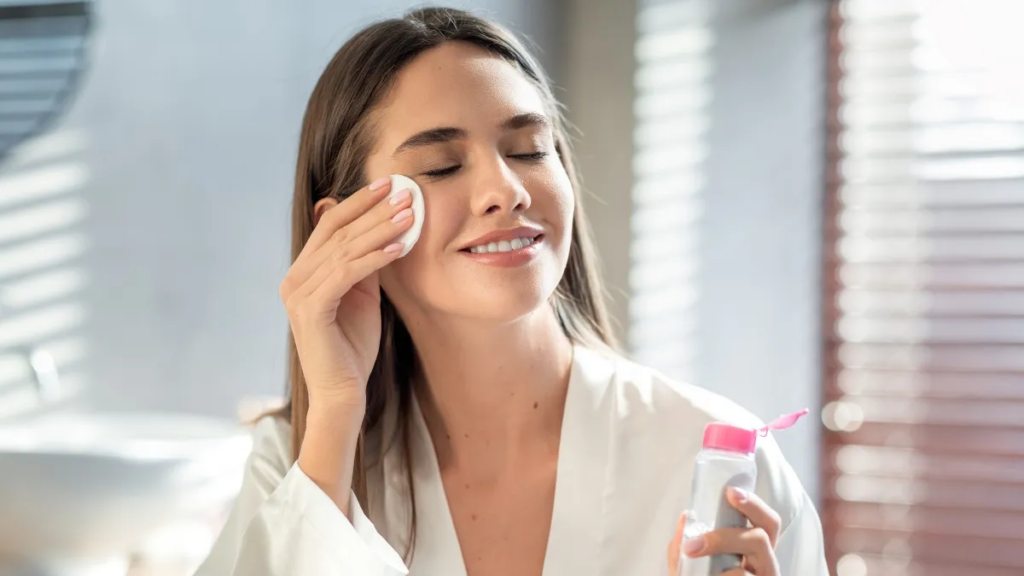 Use a mild cleanser on the face