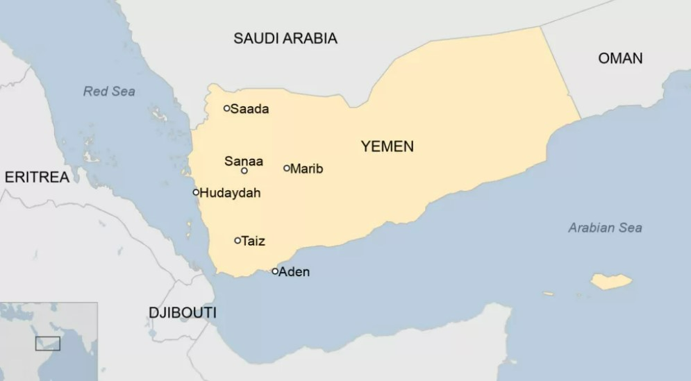 Houthi Rebels Map