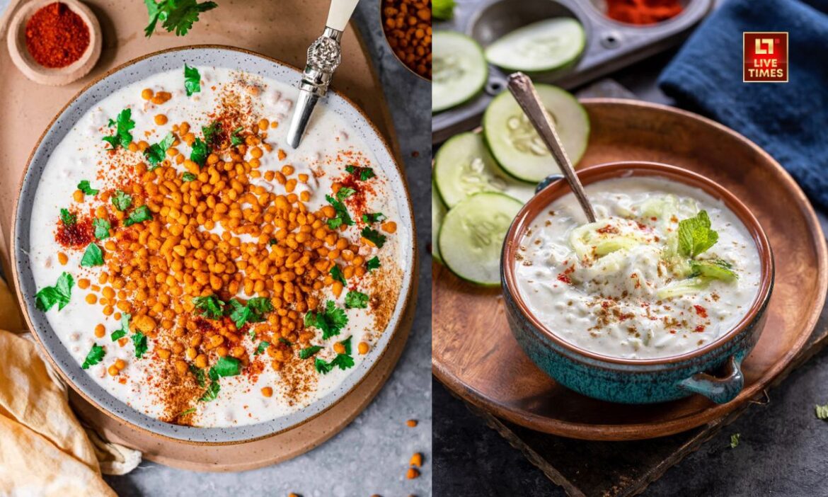 Raita Recipes: गर्मियों में खाने के साथ दही, छाछ या रायता खाना लोगों को खूब पसंद होता है. ऐसे में आज आपके लिए हम रायता की रेसिपी लेकर आए हैं.