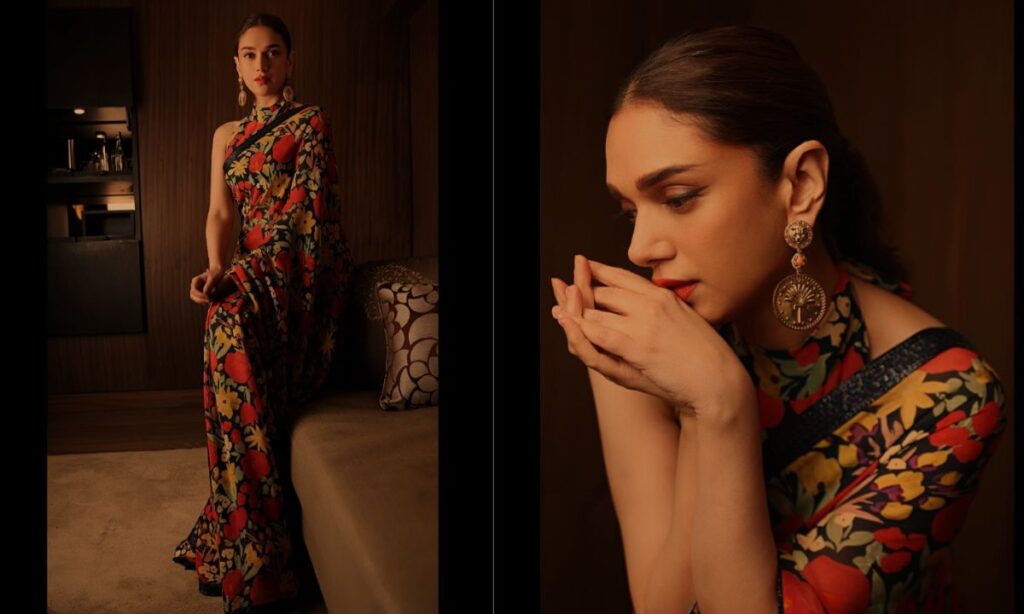 Aditi Rao Hydari in sequin saree