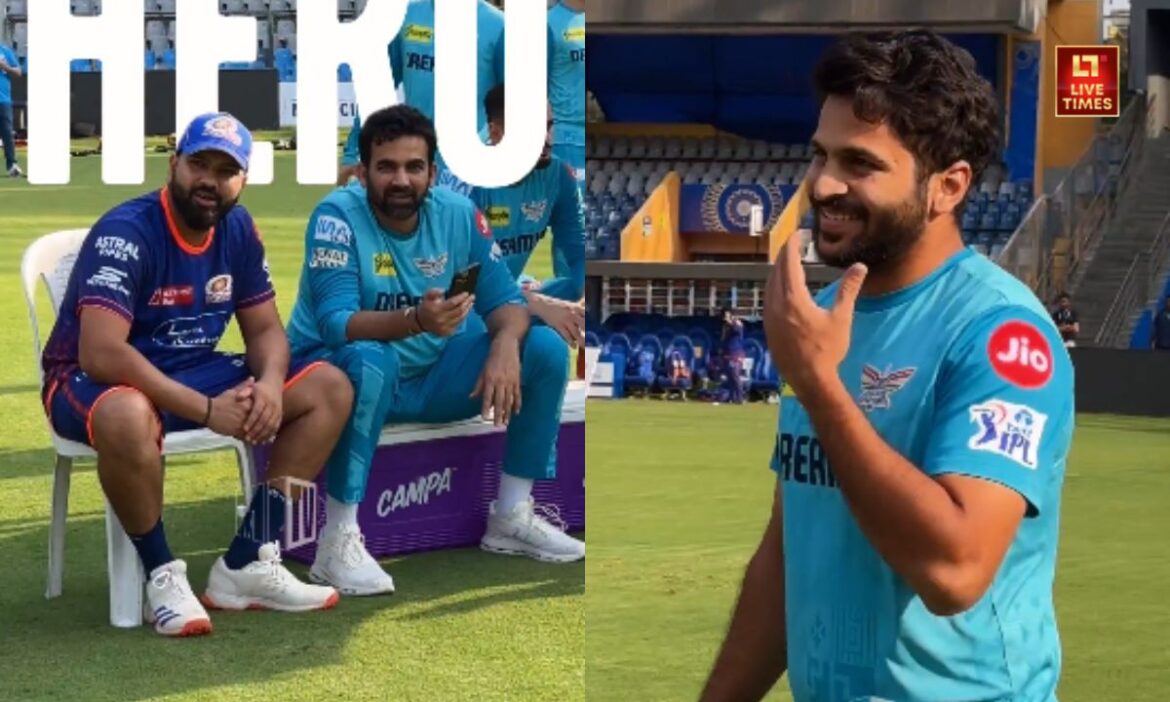 Rahit Sharma Shardul Thakur Viral Video