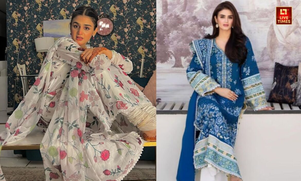 Pakistani Actress Hira Mani Suit Collections