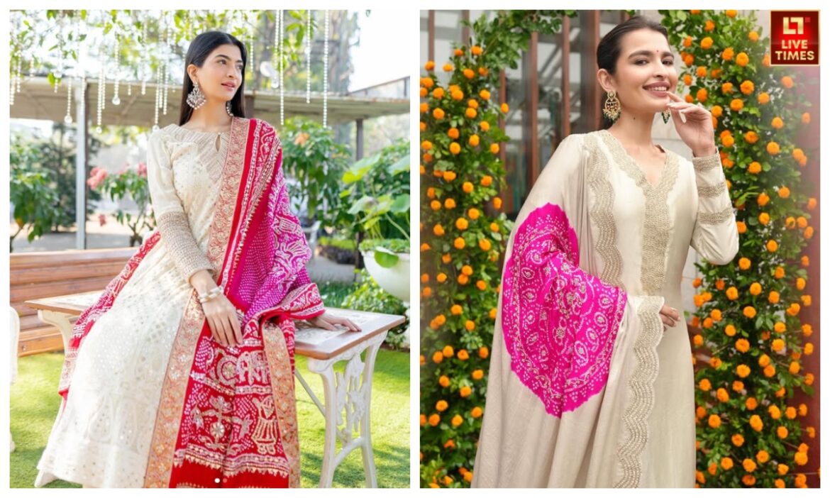 सिंपल सूट के साथ लड़कियों को खूब पसंद आ रहे हैं बांधनी दुपट्टे, आप भी देखें इनके 6 नए डिज़ाइन