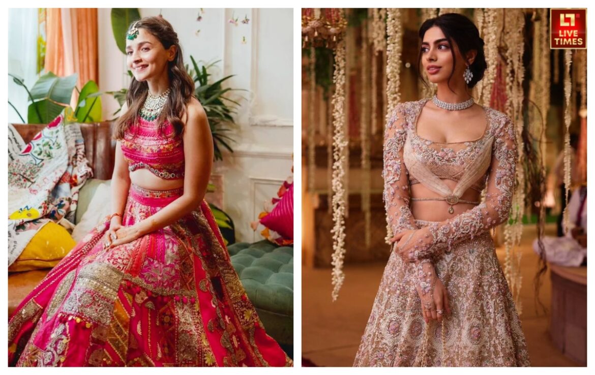 नॉर्मल नहीं अब शुरू हो गया है क्रॉप टॉप लहंगों का फैशन, पार्टी से लेकर शादी के फंक्शन में कर सकती हैं वियर