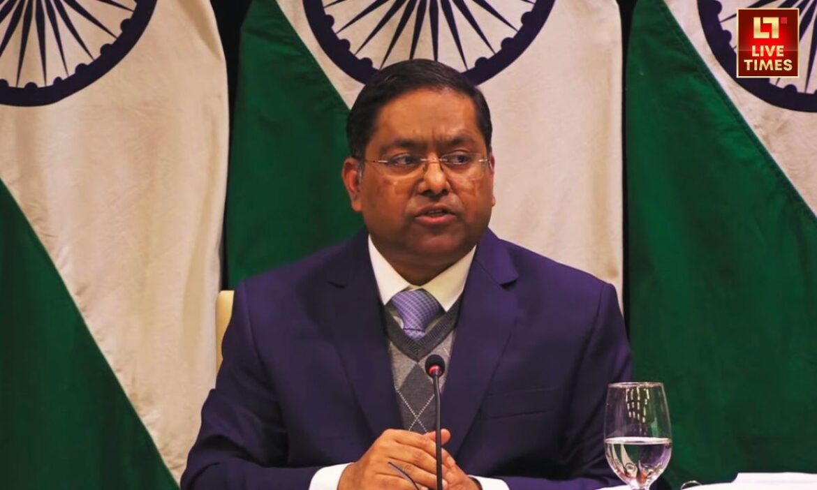 Foreign Ministry spokesperson Randhir Jaiswal