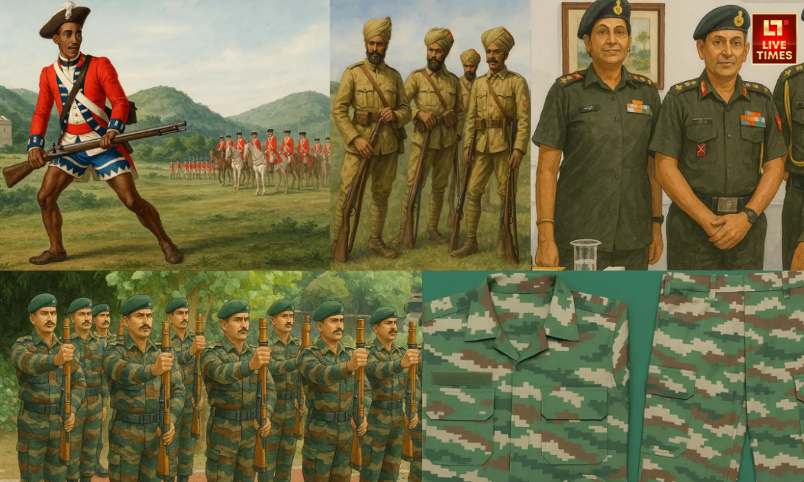 Indian Army Dress: इंडियन आर्मी की ड्रेस में गुजरते वक्त के साथ कई बड़े बदलाव हुए हैं. इन बदलावों के साथ कई कहानियां और दिलचस्प इतिहास भी जुड़ा हुआ है.