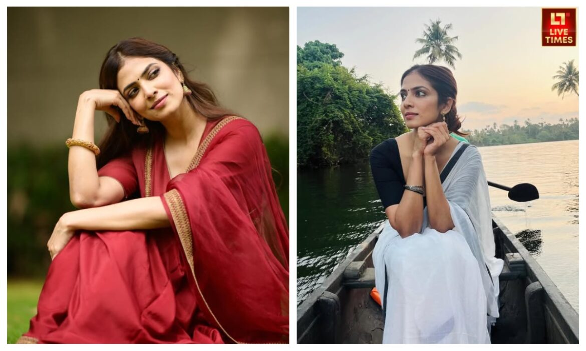 एलिगेंस और रॉयल्टी का परफेक्ट कॉम्बिनेशन है Malavika Mohanan के साड़ी लुक्स, आप पर भी खूब जमेगा ये देसी स्वैग