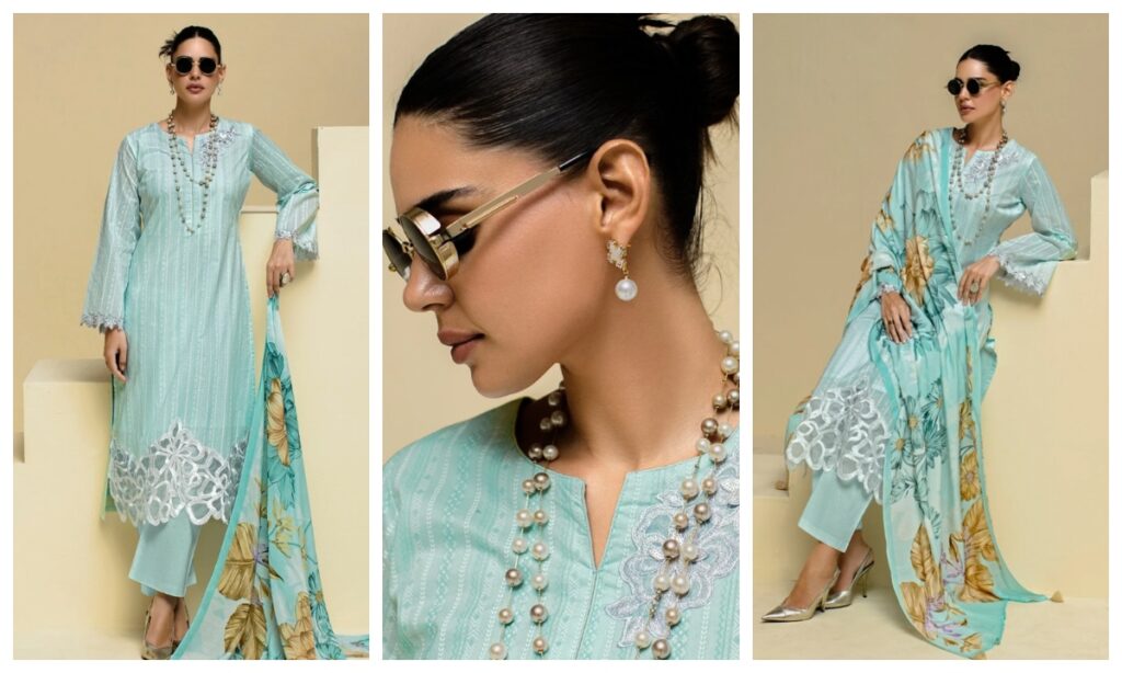 Pastel color suit design