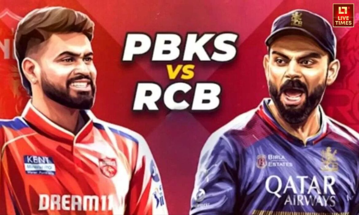 PBKS vs RCB: क्वालीफायर मुकाबला होने की वजह से दोनों टीमों पर जबरदस्त दबाव रहेगा.