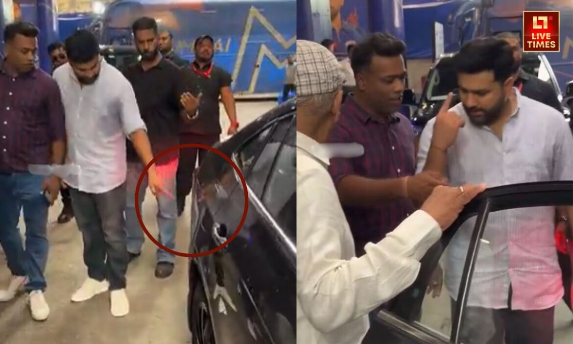 Rohit Sharma Younger Brother Vishal Scold Video Viral