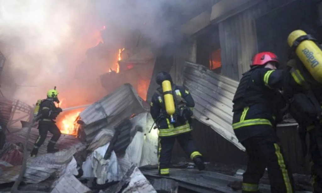 Ukraine shaken by major airstrike, Kyiv governor confirmed.