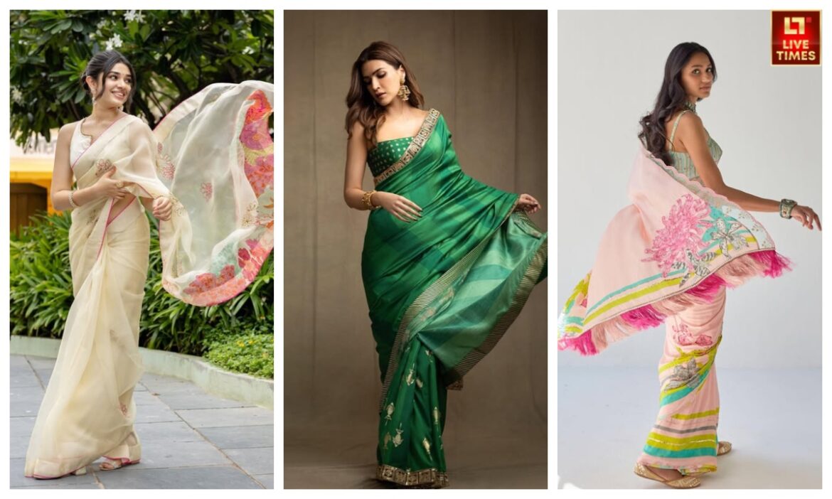 लंबी लड़कियों पर बहुत अच्छी लगेंगी ये साड़ियां, पहनकर Deepika Padukone से नहीं दिखेंगी कम
