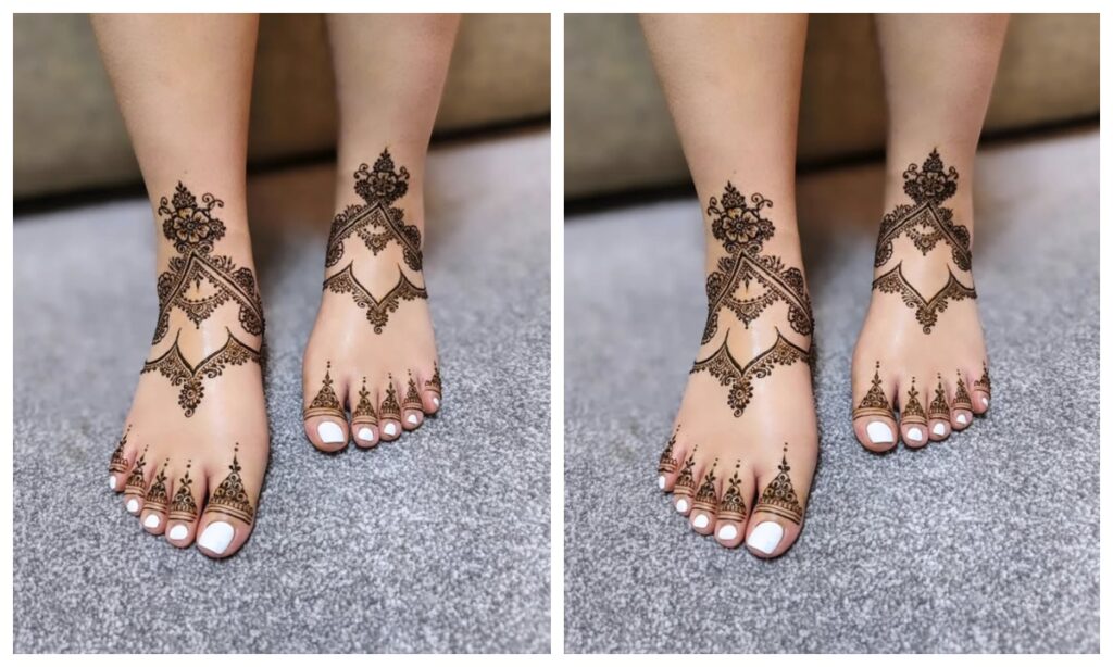 Simple mehndi design