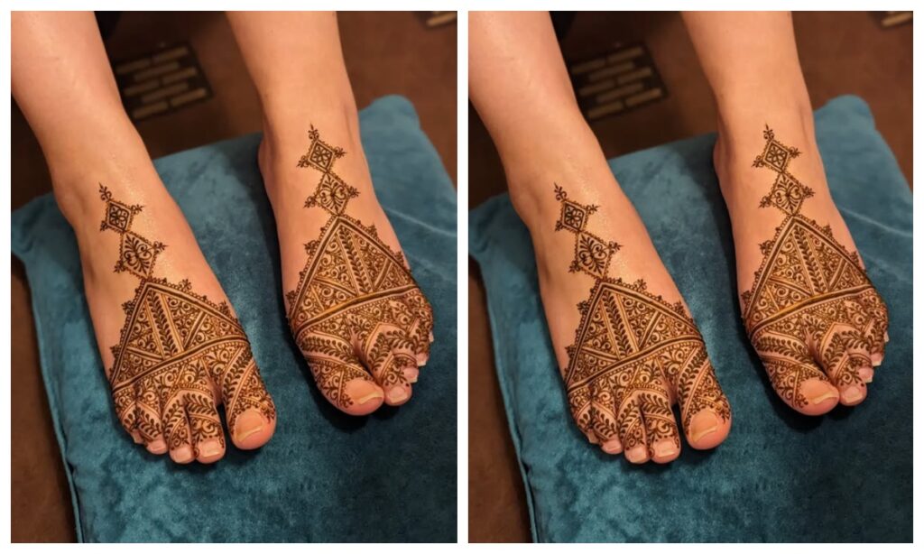 Fine henna designs