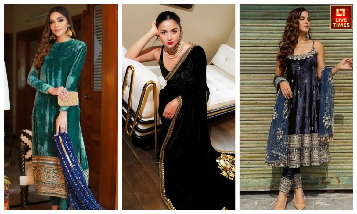 रॉयल लुक के लिए खरीदें वेलवेट साड़ी और सूट, कई बॉवीवुड एक्ट्रेसेस भी दिखा चुकी हैं अपना शाही रूप
