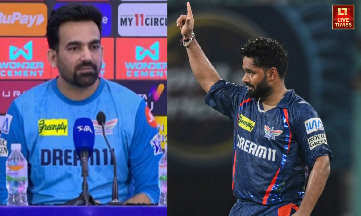 लखनऊ सुपर जायंट्स के कप्तान ऋषभ पंत के आखिरी लीग मुकाबले में ठोके शतक से टीम के मेंटॉर जहीर खान गदगद नजर आए.