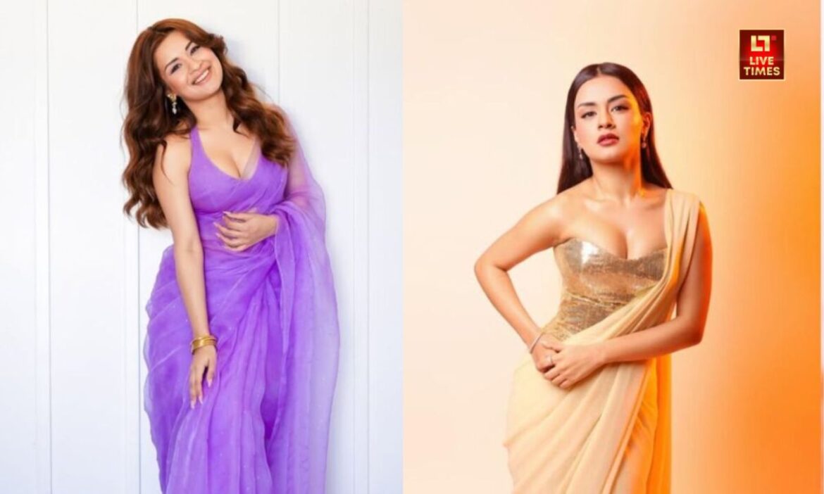 avneet kaur saree look