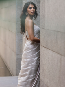 Pooja Hegde Saree Collection