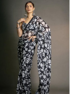 Ankita Lokhande Saree Look (6)