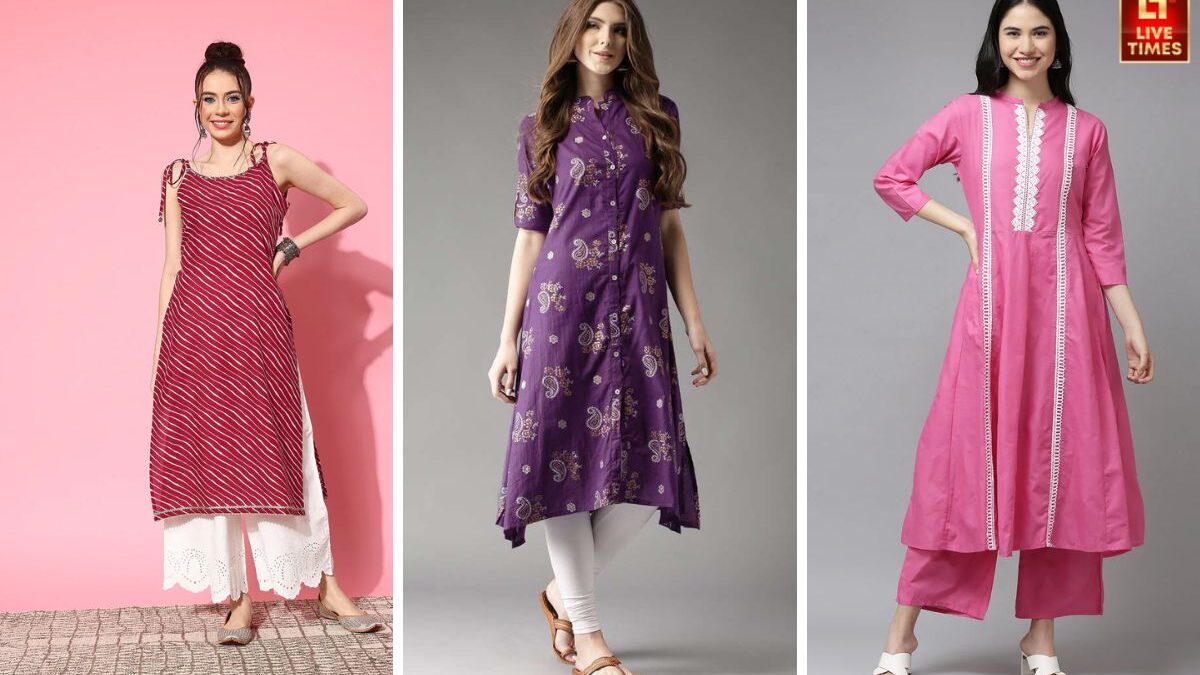 5 Summer Style Kurti for Women: अगर आप को भी इस मौसम में कपड़ो की टेंशन सत्ता रही है तो इस बढ़ती गर्मी में अपने वॉर्डरोब में जरूर रखे ये 5 ऑफिस वियर समर स्टाइल कुर्तियां. इन्हे पहन कर आप भी रहेंगी कूल!