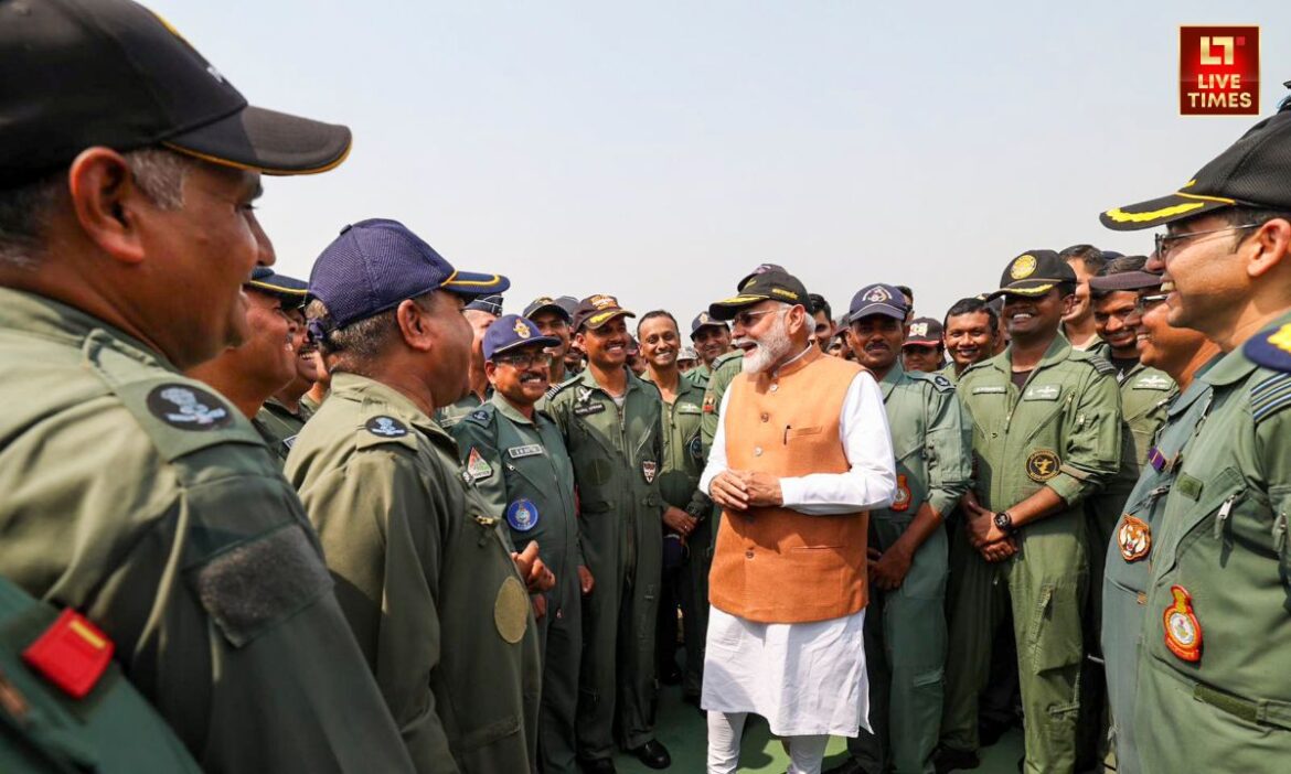 PM Modi travels to Adampur Air Base