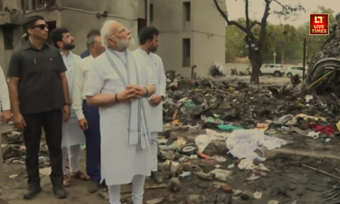 PM Modi meets victims of Ahmedabad plane crash in hospital