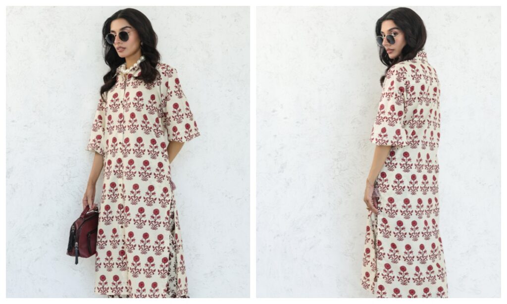 Printed kurta set design