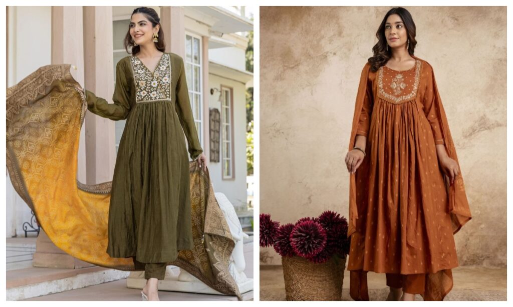 Embroidered kurta set