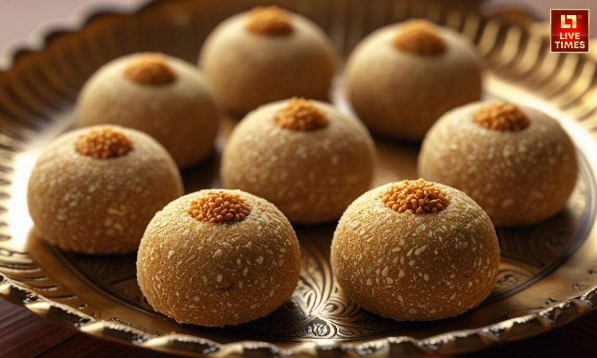 Desi Ghee Besan Ke Laddu Recipe