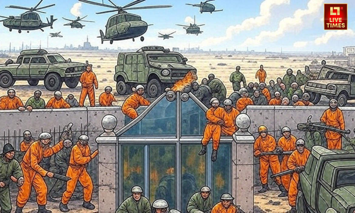 पाकिस्तान के कराची शहर की जेल से भूकंप आने के बाद 216 कैदी भागने के बाद हड़कंप मच गया. सोशल मीडिया पर ये मामला वायरल है.