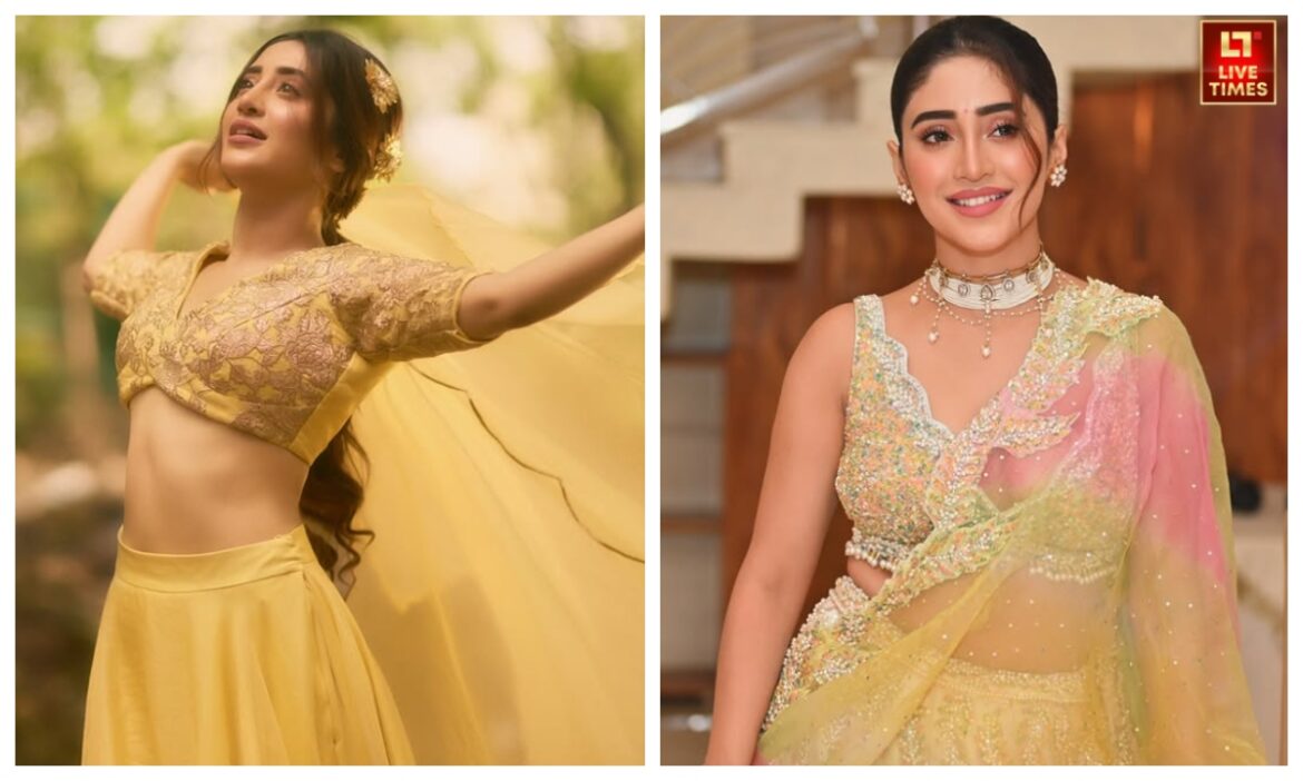 दुल्हन की बहनों के लिए आ गए मार्केट में नए लहंगे, पहनकर आप भी लगेंगी Shivangi Joshi जैसी खूबसूरत