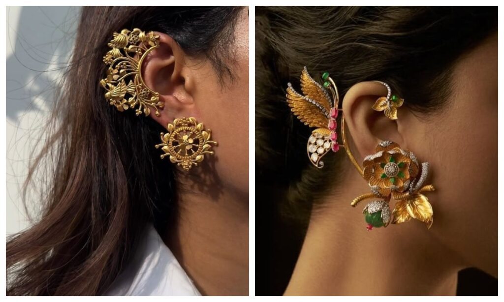 Ear cuff earrings