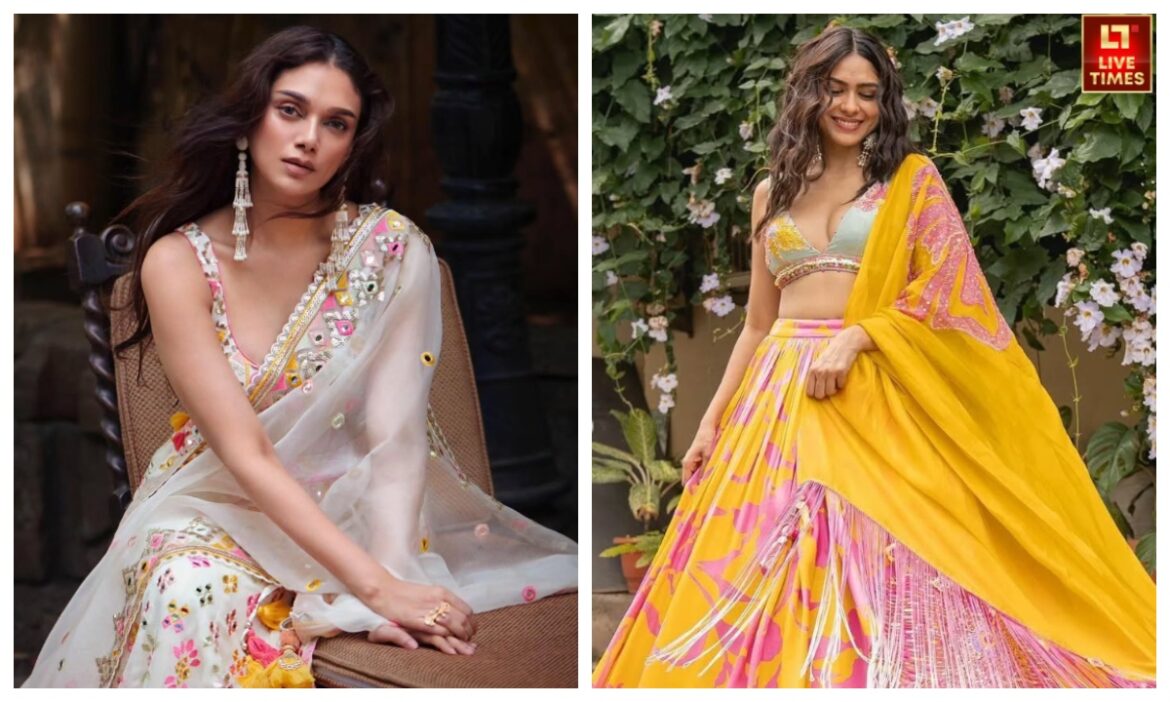 प्रिंटेड लहंगा पहनकर आप भी एंजॉय करें प्री वेडिंग फंक्शन, कैमरामैन आप पर ही करेगा फोकस