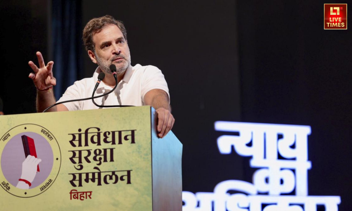 राहुल गांधी ने प्रधानमंत्री नरेंद्र मोदी और बिहार के सीएम नीतीश कुमार पर बिहार की धरती से निशाना साधा है. राहुल गांधी ने जाति जनगणना के मुद्दे पर भी पीएम मोदी को घेरा है.