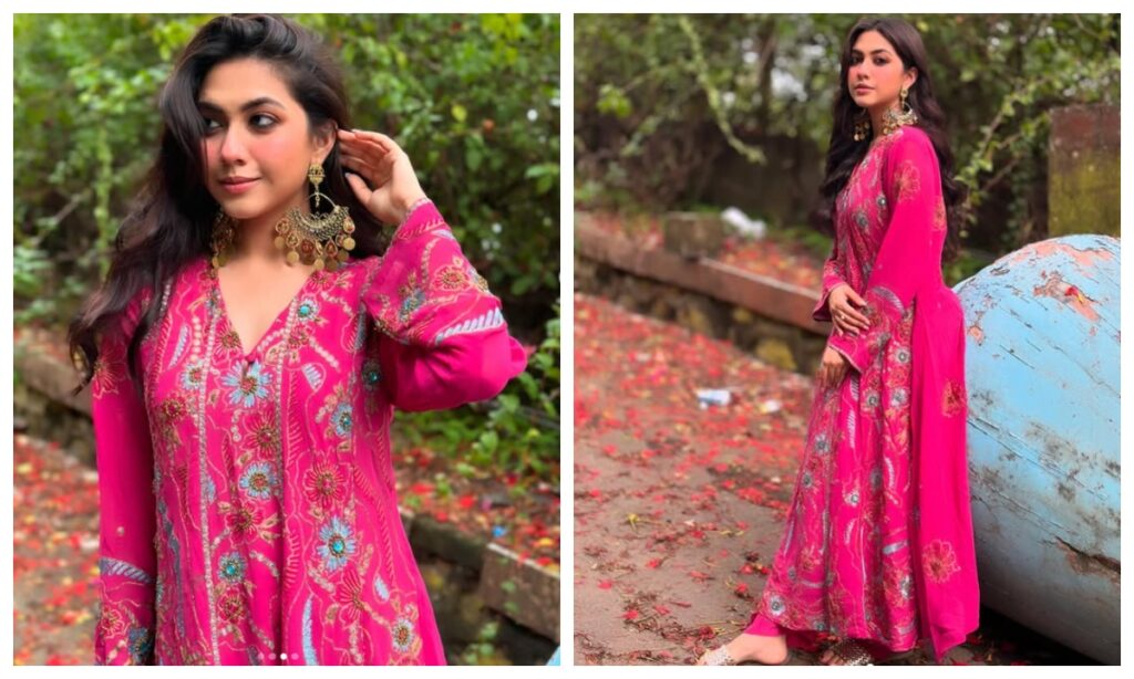 Reem Shaikh in Pakistani suit
