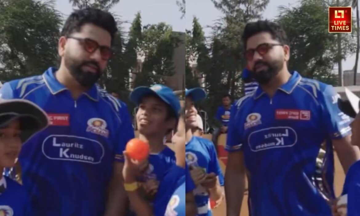 Rohit Sharma Children Conversation Viral Video