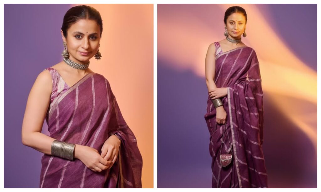 Actress Rasika Dugal in Cotton Saree