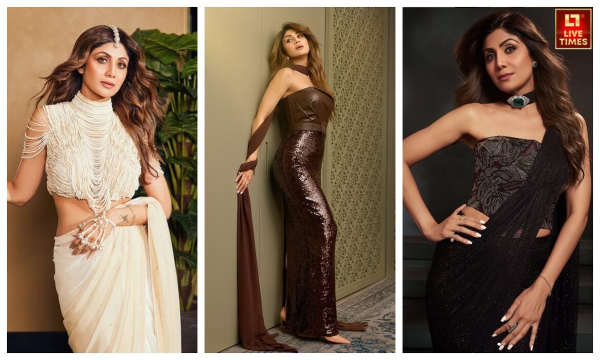 मॉर्डन और इंडियन, दोनों लुक में कहर ढाती हैं Shilpa Shetty; आप भी ट्राई करें उनकी जैसी स्टाइलिश साड़ी