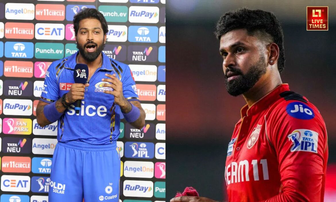 PBKS vs MI Match Shreyas Iyer vs hardik pandya