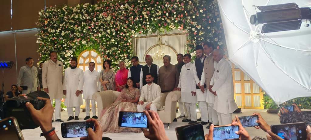 Rinku Singh and Priya Saroj's Engagement: Akhilesh Yadav, Dimple Yadav, Jaya Bachchan, and others attend the ceremony