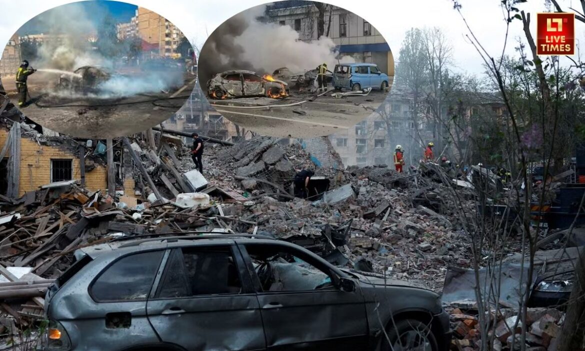 Russian drones 2 Ukrainian cities killing least 1 person nighttime attack