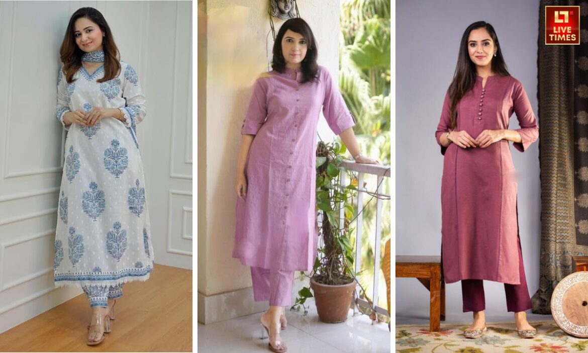 Latest Straight Cut Kurta Design